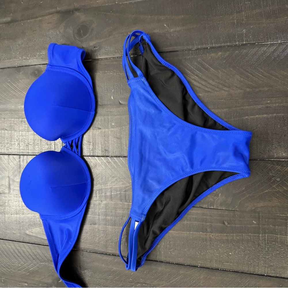Vibrant Blue Women's Bikini Set